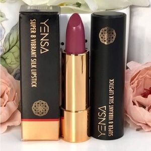 Yensa Super 8 Vibrant Silk Lipstick In NOBLE (Jewel Toned Berry) 3.5g *BNIB